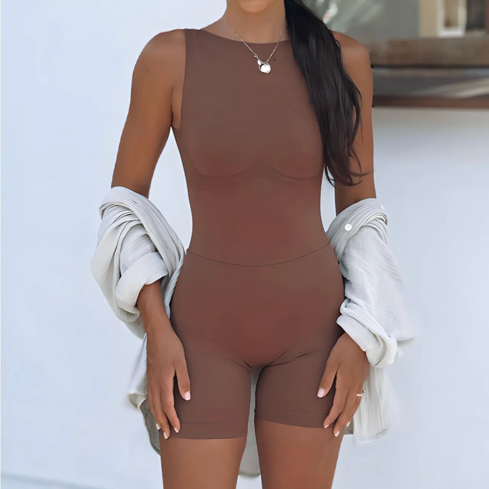 Open back  Bodysuit